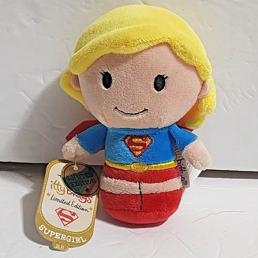Hallmark IttyBittys SUPERGIRL Limited Edition DC Comics Plush Mini 4" New